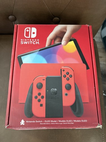 Nintendo switch oled red - nintendo, super
